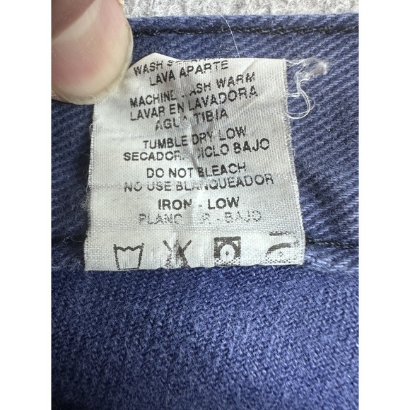 Vintage Faded Glory High Rise Tapered Jeans Womens 12 Tall Blue Wash Denim - Picture 14 of 16